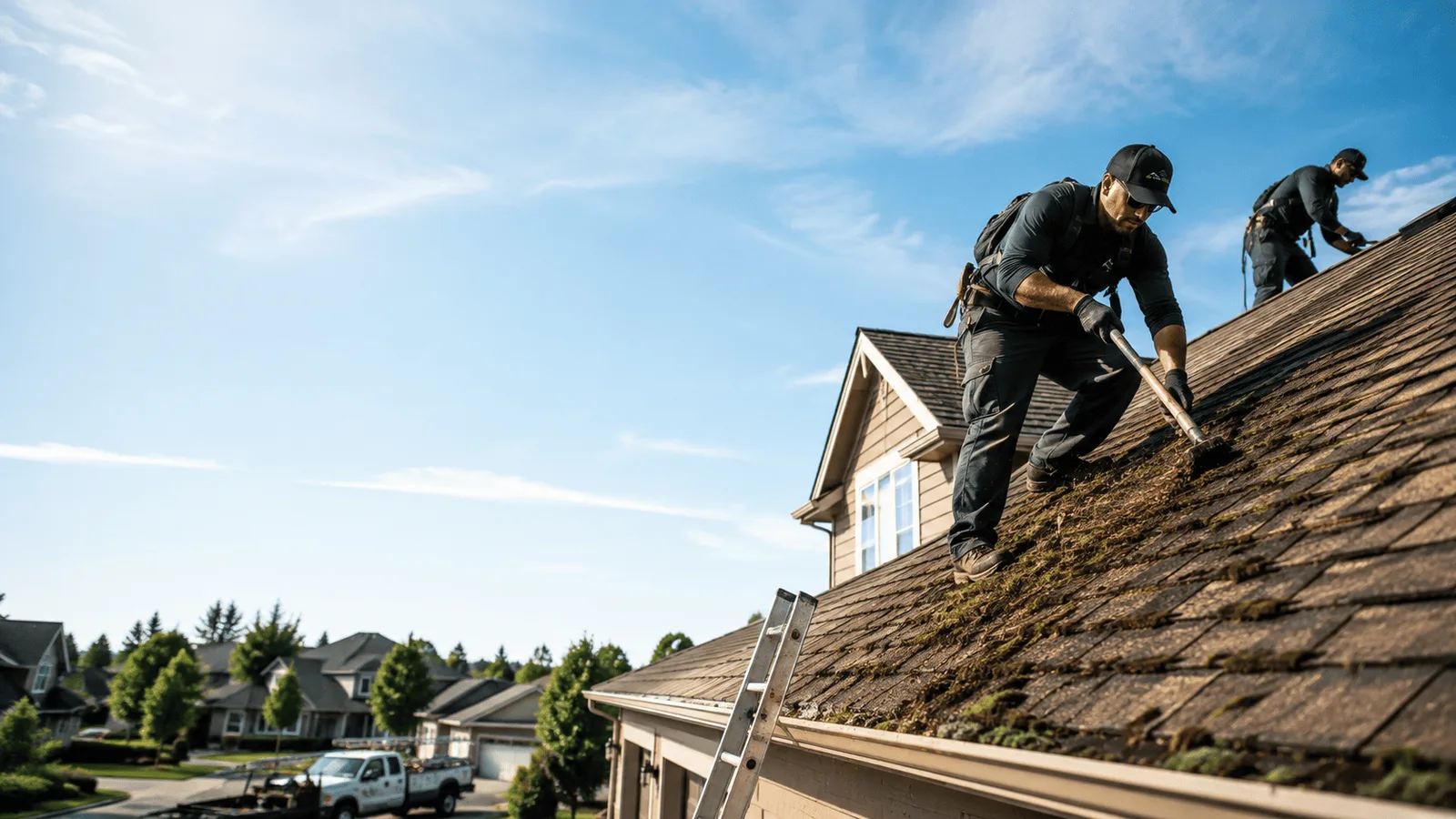 Roof Moss Removal in Centuria, WI near me